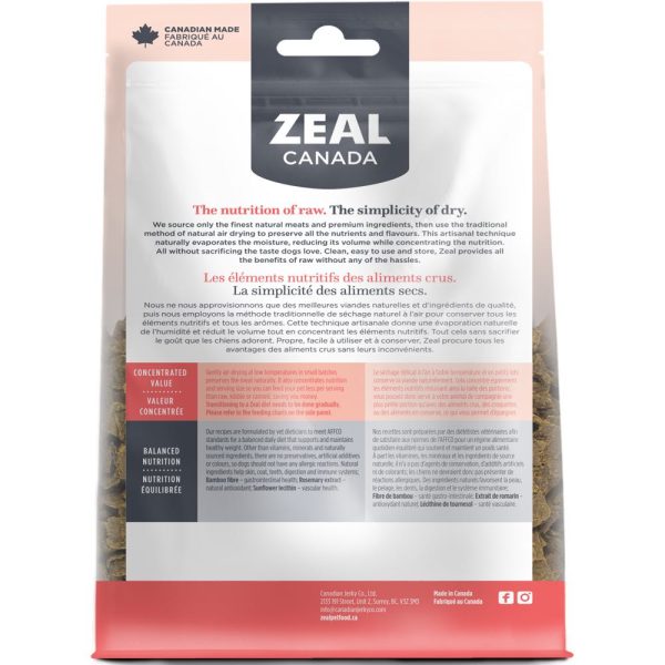 Zeal Canada Gently Air-Dried Salmon Recipe Dry Dog Food 1lb on Sale