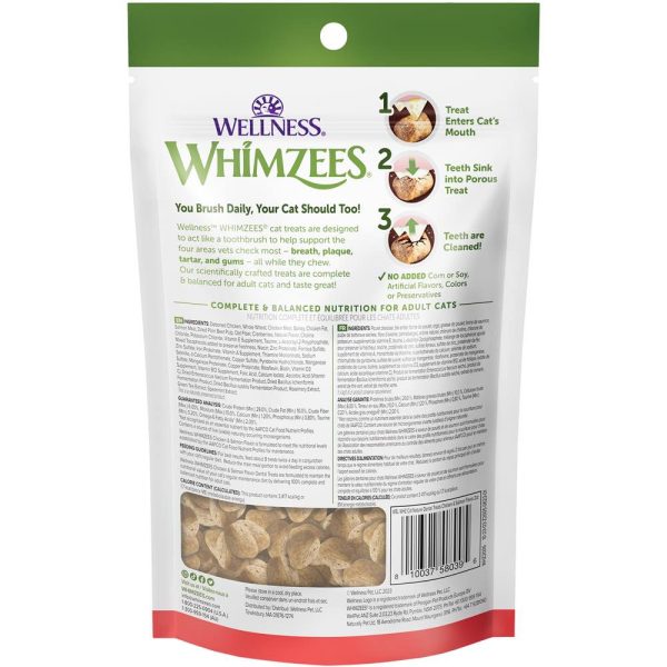 Whimzees Chicken & Salmon Flavour Dental Cat Treats Online Hot Sale