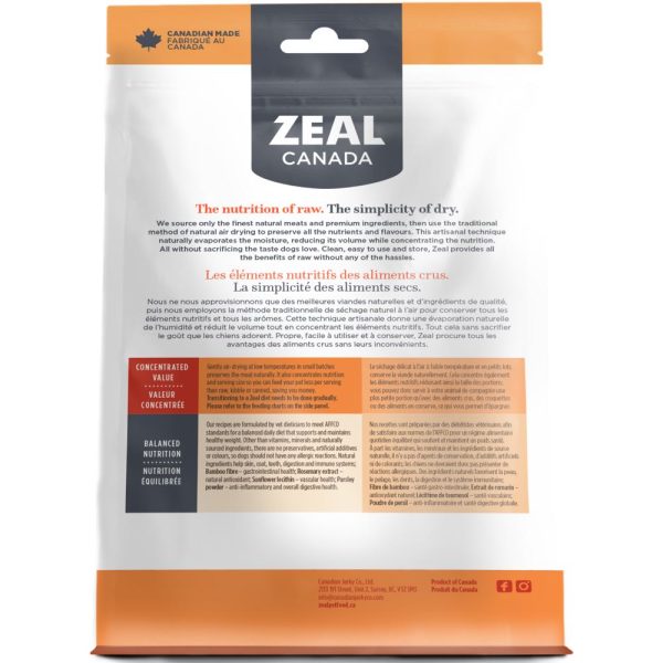 Zeal Canada Gently Air-Dried Pork Recipe Dry Dog Food 1lb Supply