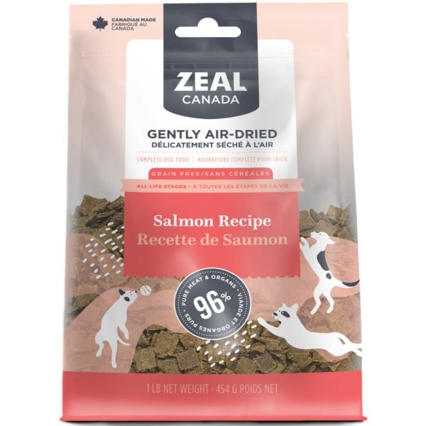 Zeal Canada Gently Air-Dried Salmon Recipe Dry Dog Food 1lb on Sale