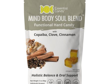 Mind Body Soul Blend Functional Hard Candy, Herbal Support, Oral Comfort, Organic Copaiba, Cinnamon, Clove, Gluten-Free, Non-GMO, Vegan Online