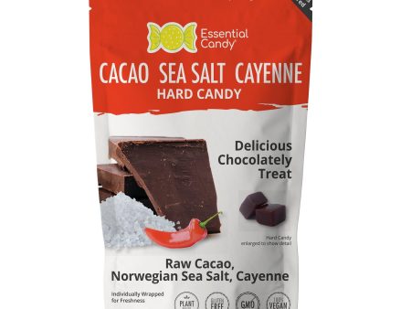 Cacao Sea Salt Cayenne Blend Hard Candy, Superfood Organic Cacao Chocolate, Norwegian Sea Salt, Cayenne For Discount