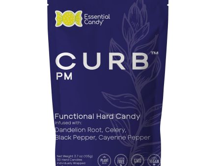 CURB PM™ Blend Functional Hard Candy, Dandelion Root, Celery, Black Pepper, Cayenne, Gluten-Free, Non-GMO, Vegan For Discount