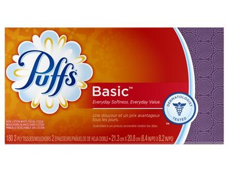 P&G Puffs Basic Tissue(180 ct.) For Discount