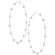 Pearl Large Hoop Earrings For Discount