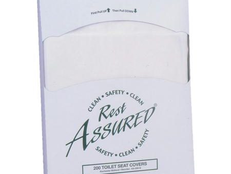 Rest Assured RA200Q-I Quarter Fold Toilet Seat Covers Fashion