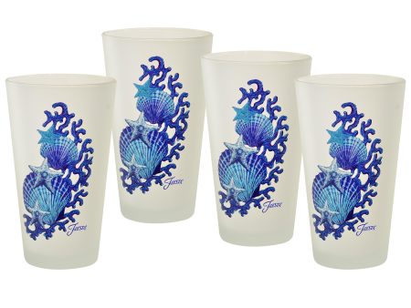 16 oz. Fiesta® Coastal Frosted Cooler – Set of 4 Discount