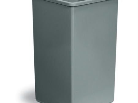 Continental Swingline Square Waste Receptacles & Lids-Grey(32 Gal. Base) Online Sale