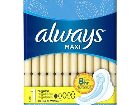 P&G Always Regular Maxi Pads w-Wings(36 ct.) For Cheap