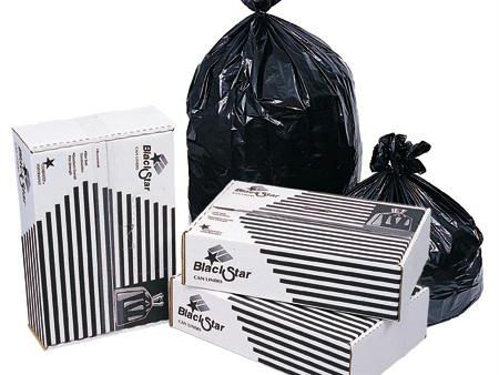 Pitt Plastics Black Star Can Liner(33 x 39) Supply