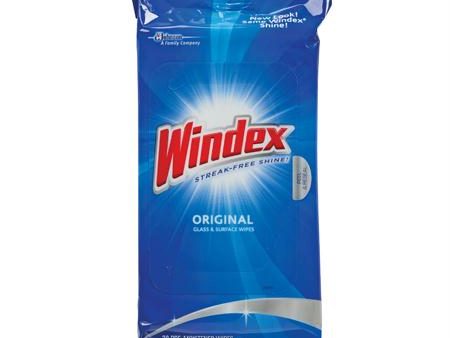 Windex Original Glass & Surface Wipe(28 ct.) Supply