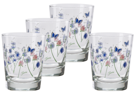 15 oz. Fiesta® Breezy Floral Tapered Double Old Fashion – Set of 4 Fashion