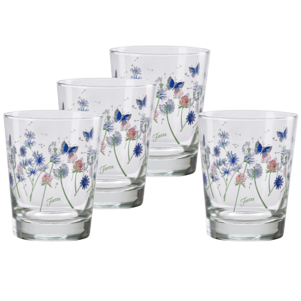 15 oz. Fiesta® Breezy Floral Tapered Double Old Fashion – Set of 4 Fashion