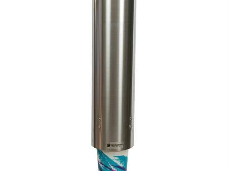 San Jamar Large Pull Type Water Cup Dispenser-Stainless For Cheap