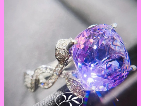 【1-05#】5ct Purple and orange ring for Anniversary Birthday Daily Engagement Wedding For Cheap