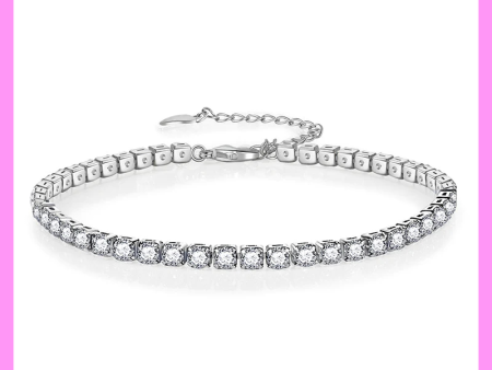 【2-14#】Tennis bracelet for female male in daily anniversary birthday For Discount