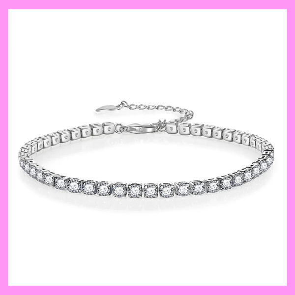 【2-14#】Tennis bracelet for female male in daily anniversary birthday For Discount