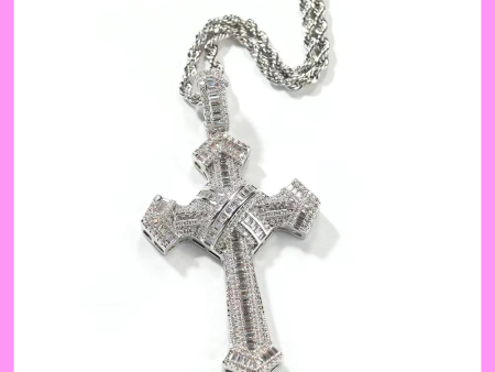 【3-13#】Unisex cross necklace for  handsome male daily elegant anniversary birthday Online Sale