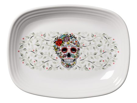 SKULL AND VINE SUGAR 12 Inch Large Rectangular Platter Supply