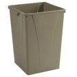 Carlisle Centurian Square Waste Trash Can-Beige(50 Gal.) Online Hot Sale