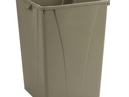 Carlisle Centurian Square Waste Trash Can-Beige(50 Gal.) Online Hot Sale