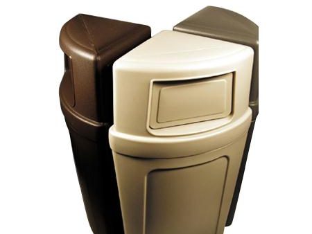 Continental Corner Round Receptacles-Black Online Hot Sale