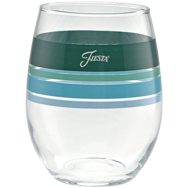 15 oz. Fiesta® Edgeline Aegean Stemless Wine – Set of 4 For Discount