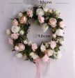 High simulation rose wreath For Discount