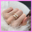 【1-01.8#】Snake Ring  for female fashion daily engagement wedding anniversary birthday present Fashion