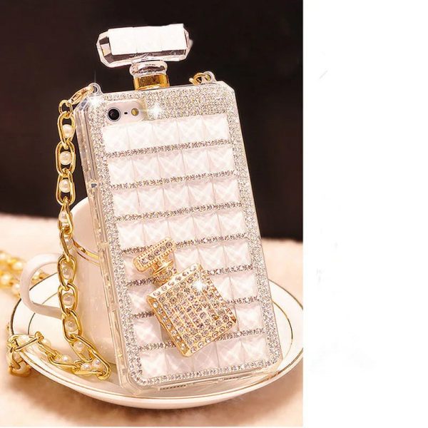 [3-2] Perfume Bottle Shaped Rhinestone Phone Case - Exquisite, Beautiful, and Elegant For Discount