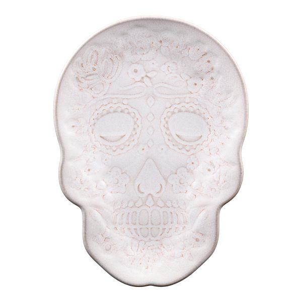 SKULL AND VINE Embossed Plate For Sale