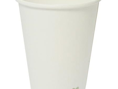 Berkley Square Vegware White Hot Cups(8 oz.) For Sale