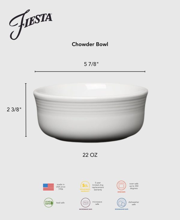 Fiesta 5 7 8 Inch Chowder Bowl 22 OZ Sale