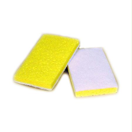 Fine White Backed Scrubber Sponge-White Supply