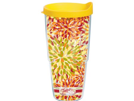 Fiesta® Calypso Sunny 24 oz Tumbler with Yellow Lid Sale