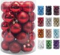 24Pcs Christmas Glitter Ball For Sale