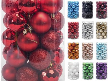 24Pcs Christmas Glitter Ball For Sale