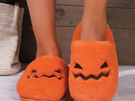 Cute Halloween Pumpkin Slippers Online now