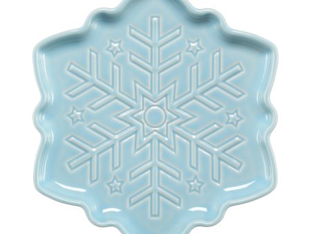 Snowflake Shaped Plate 9 Inch Sale