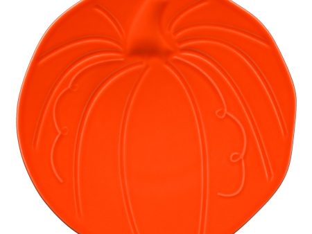 Pumpkin Shaped Plate 8 1 2 Inch on Sale