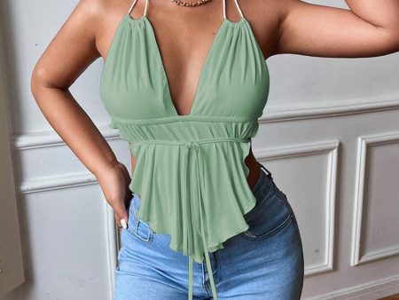 Low-cut V-neck Hanging Fashion