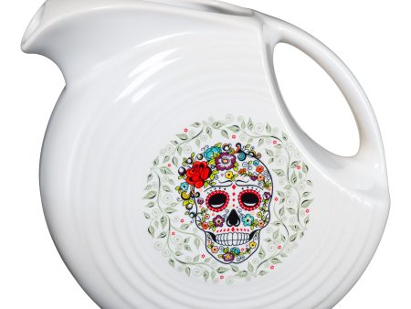 SKULL AND VINE Sugar 67 OZ Large Disk Pitcher For Discount