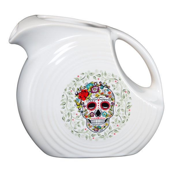 SKULL AND VINE Sugar 67 OZ Large Disk Pitcher For Discount