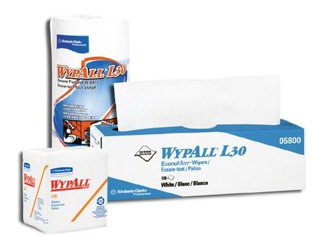 Kimberly-Clark WYPALL L30 & EconoMizer Wipers-White(12.5  x 12 ) For Cheap