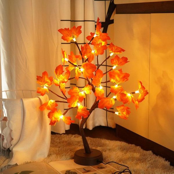 LED Table Lamp Maple Tree USB Cheap