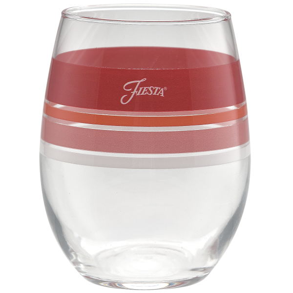 15 oz. Fiesta® Edgeline Sunset Horizon Stemless Wine – Set of 4 Online