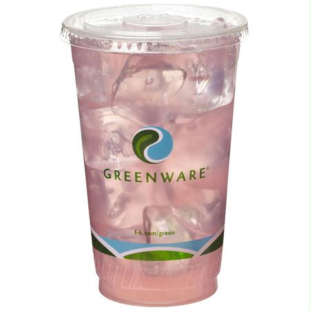 Fabri-Kal Greenware Cold Drink Cups-Clear(20 oz.) Cheap