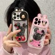 [3-4]Backflow Sand Mickey 13 for iPhone15ProMax Case Push Window 11 Apple 14 Anti-Shock Cute 12 Case Online