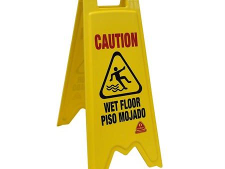 O Cedar Bilingual Floor Safety Sign Supply