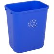 Continental Recycling Commercial Wastebaskets-Blue(13 5-8 Qt.) Supply